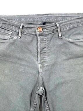 Earnest Sewn Slim Straight Gray Jeans